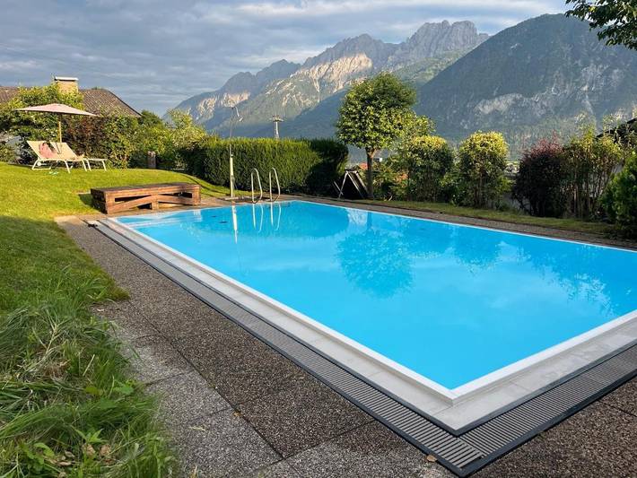 Ferienwohnung für 3 Personen, mit Balkon und Terrasse sowie Garten und Pool in Gaimberg - 3