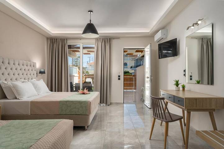 Vakantieappartement voor 3 personen, met tuin en uitzicht in Planos