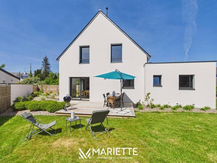 Maison de vacances pour 6 personnes, avec Terrasse ainsi que Jardin et Vue dans Raguénez