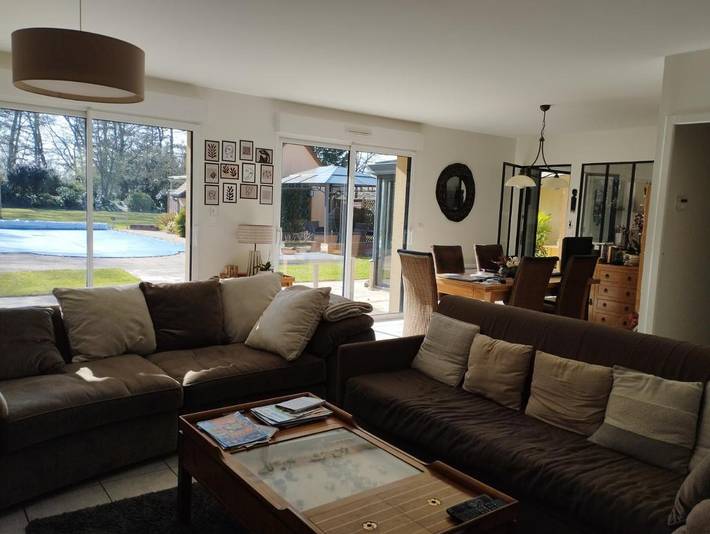 Chambre d’hôte pour 2 personnes, avec terrasse et piscine ainsi que jardin et jacuzzi à Arnage - 2