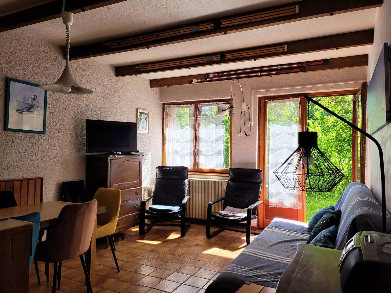 Apartamento entero, 2 estancias Para 6 personas, acceso directo fuera, exposición Norte/Este in Pra-Loup, Uvernet-Fours