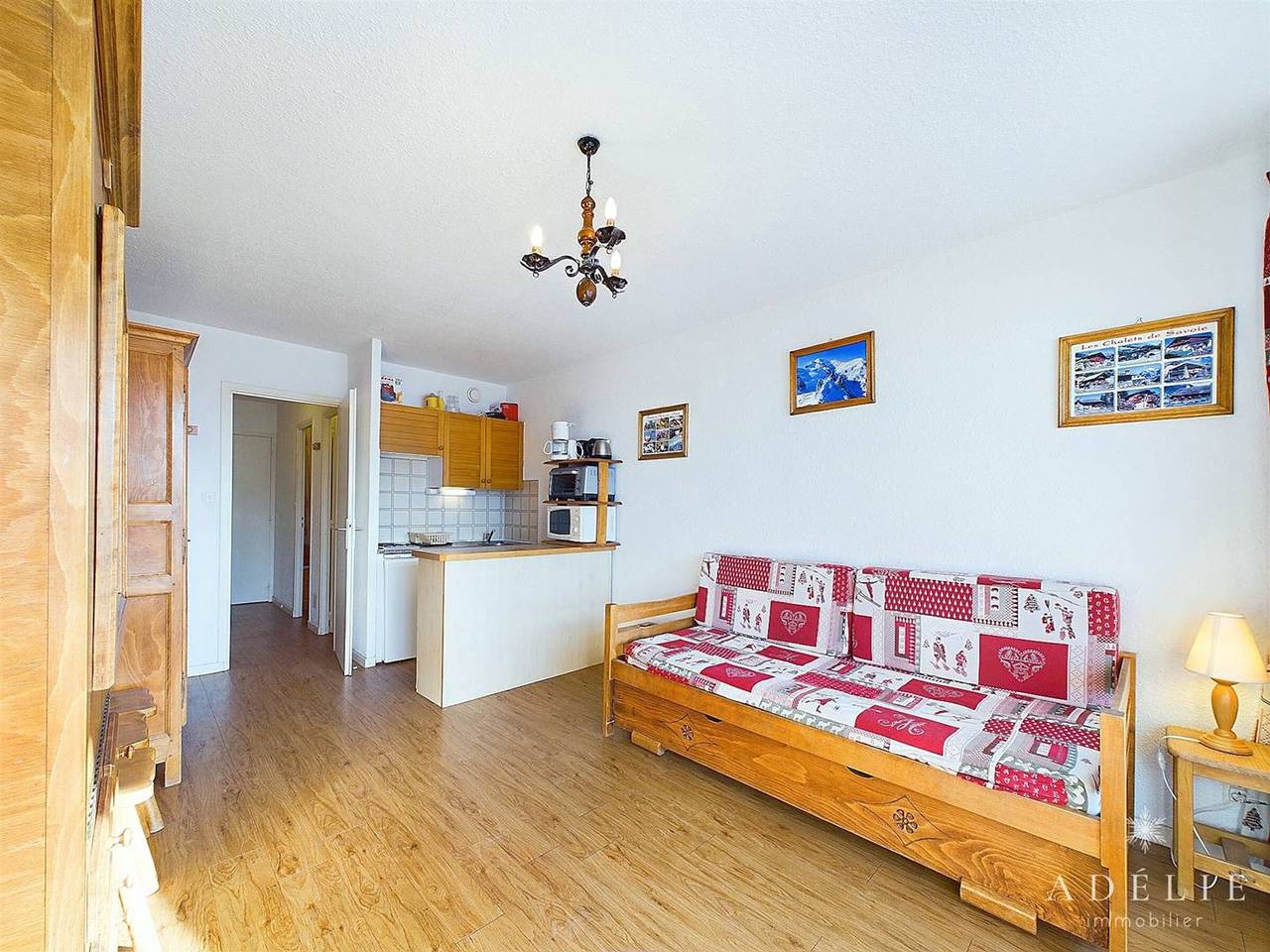 Ganzes Studio, Bergstudio im Zentrum, 4 Pers, Balkon, nahe Pisten in La Rosière, Montvalezan