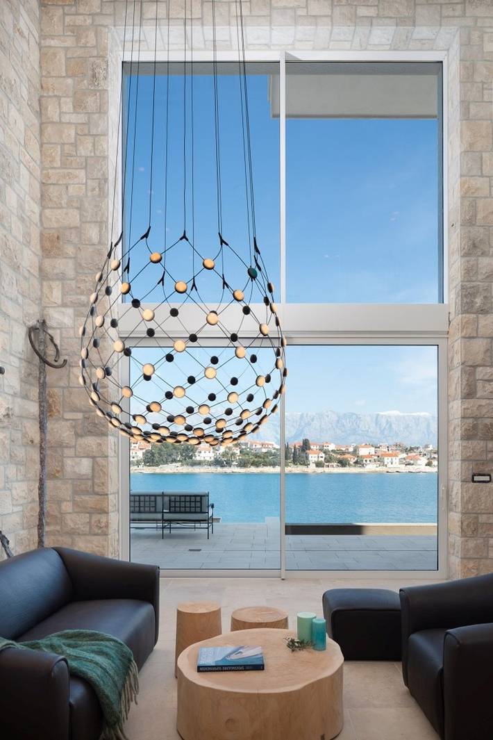 Luxury Seafront Villa Diora Brac with Heated Pool in Selca, Brac