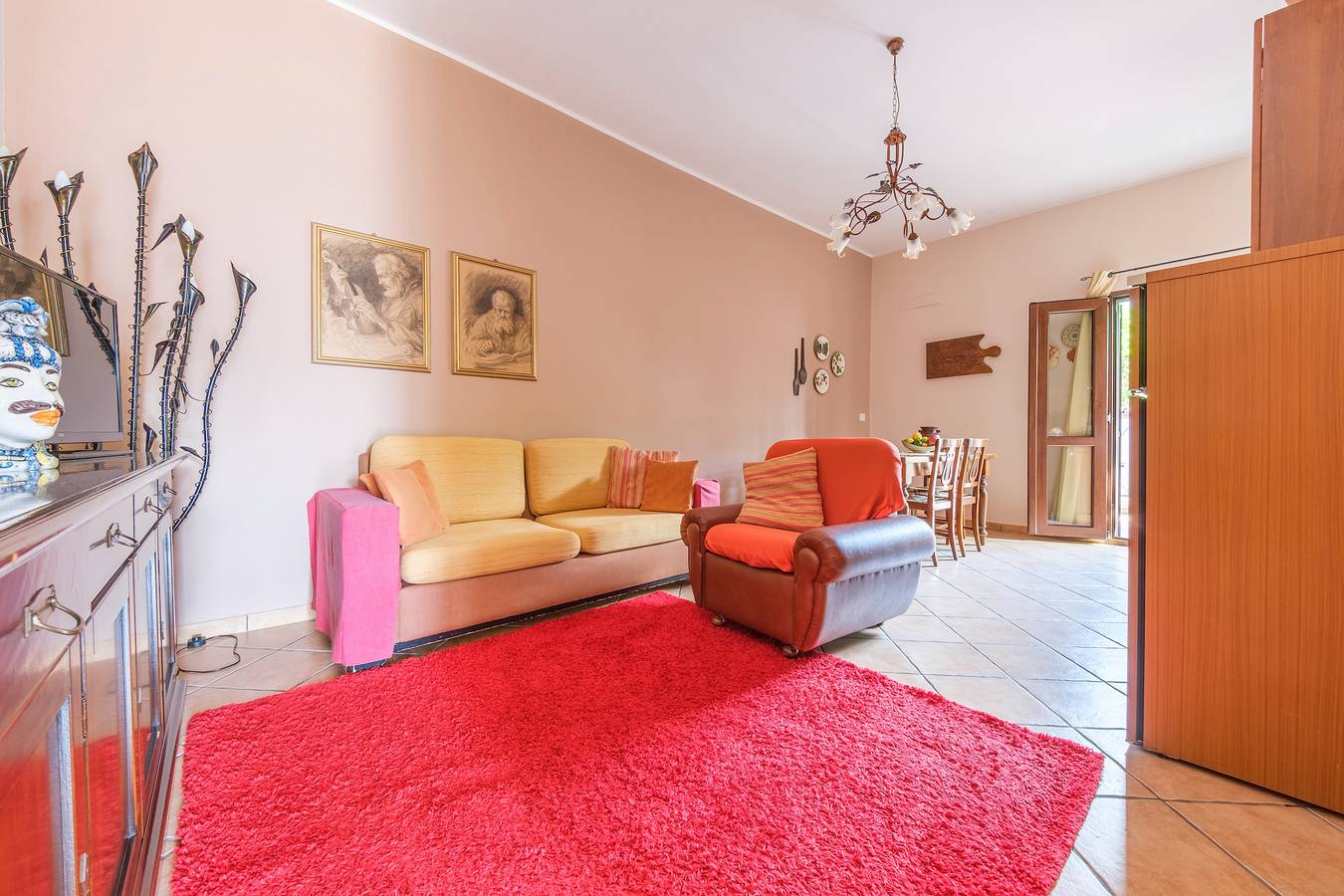 Ganze Wohnung, Apartment 'La Casa Dei Limoni' mit Bergblick und privater Terrasse in Gaggi, Messina Provinz