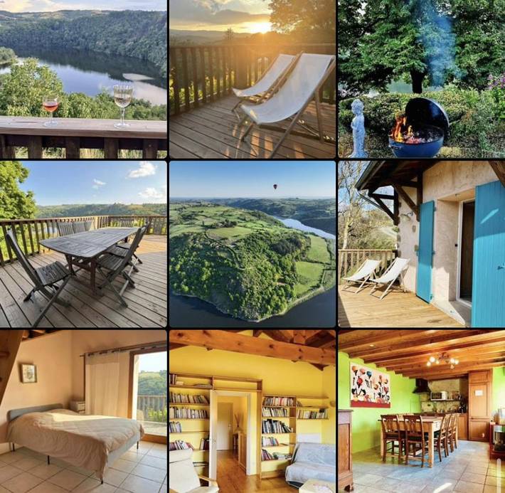 Maison de vacances pour 15 personnes, avec Jacuzzi et Terrasse ainsi que Jardin et Vue sur le lac