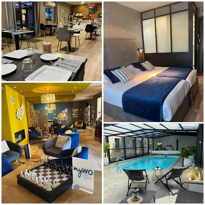 Hôtel pour 2 personnes, avec jardin et piscine