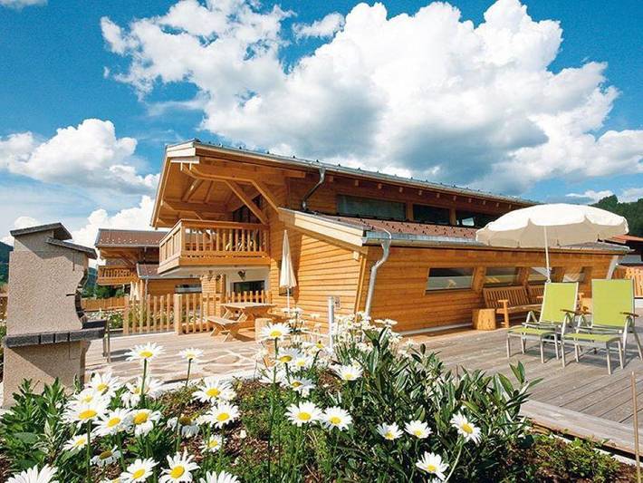 Hütte für 18 Personen, mit Balkon und Terrasse sowie Sauna in Flachau