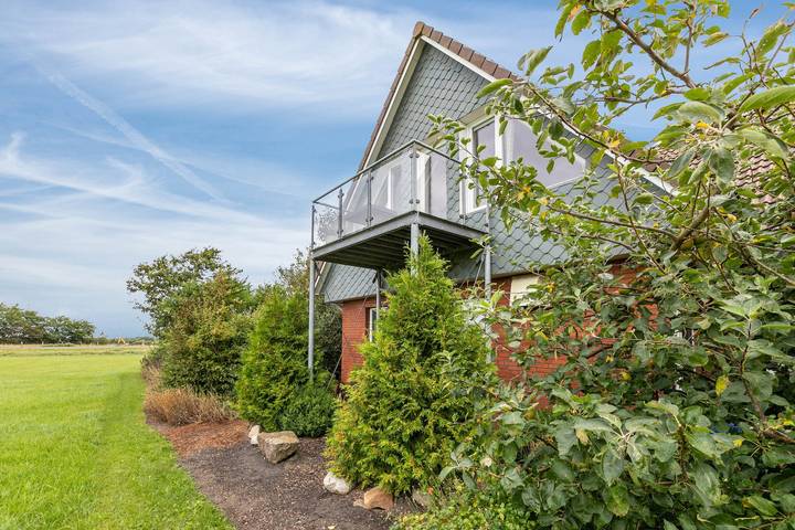 Ferienwohnung für 4 Personen, mit Balkon und Garten sowie Sauna in Südtondern