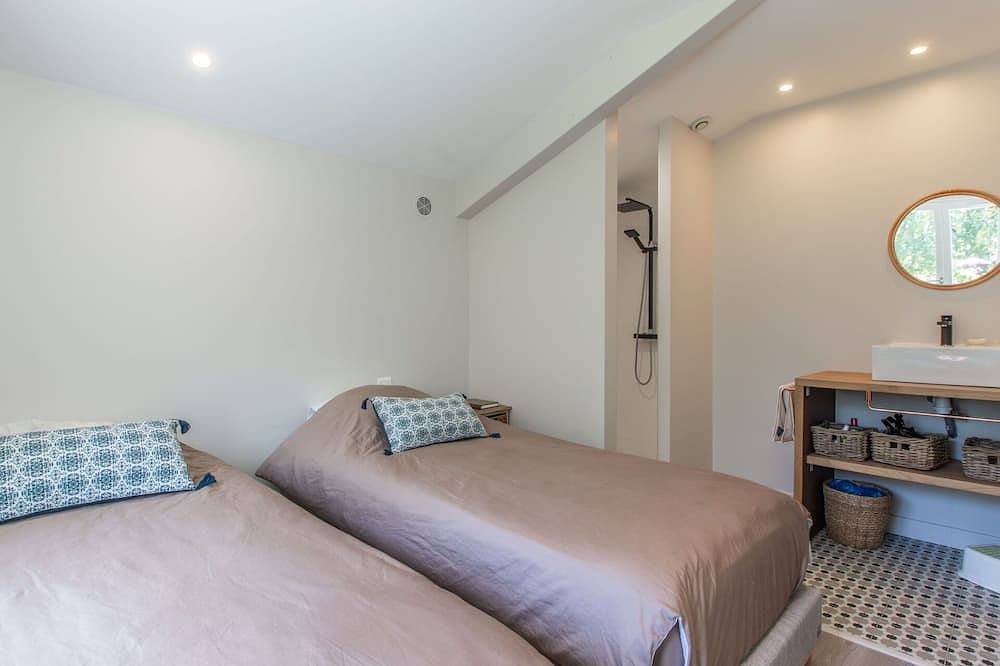 Maravillosa casa de vacaciones privada para 8 personas con piscina privada, Wifi, A/C, Tv y terraza in Magescq, Côte d’Argent