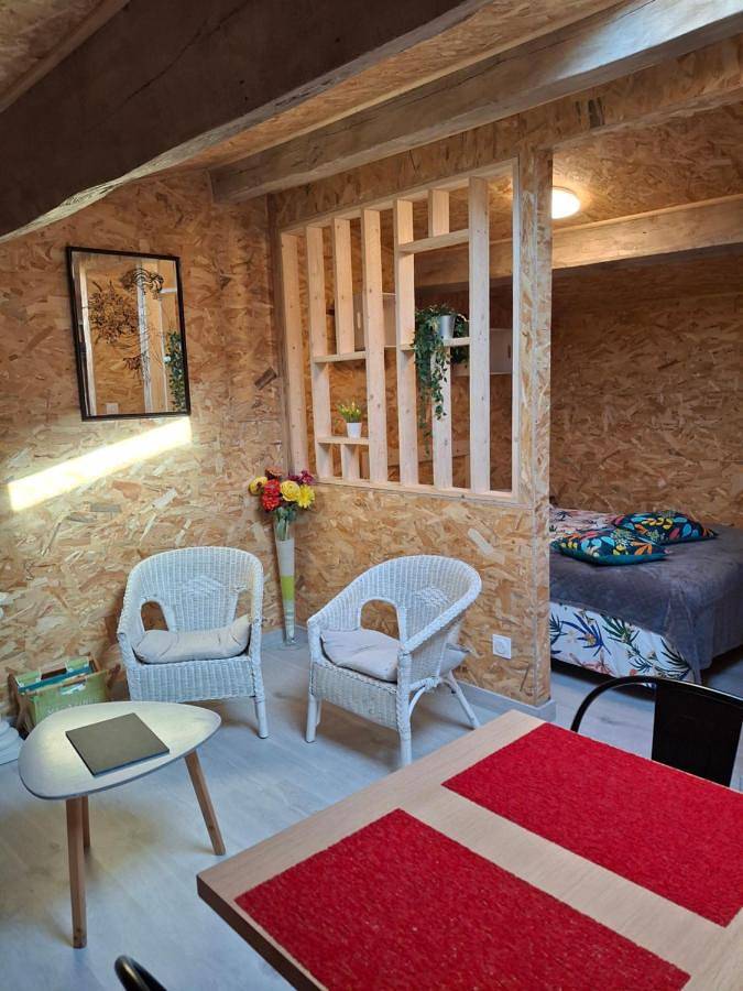 Appartement de vacances pour 3 personnes, avec jardin