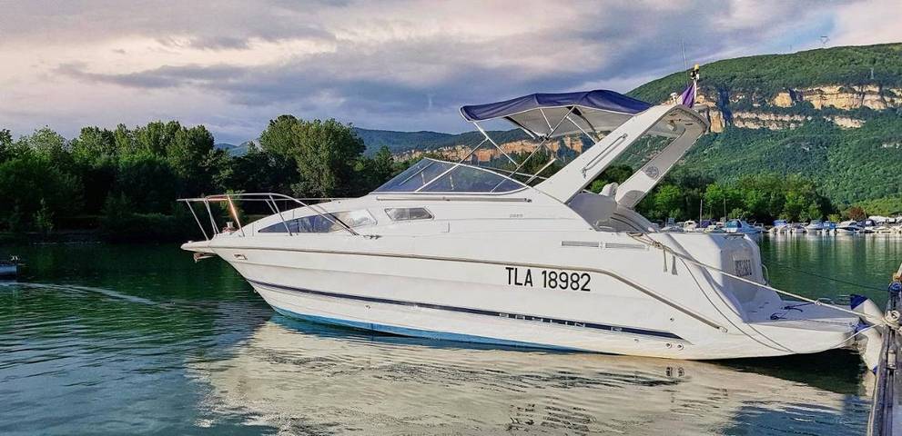 Bateau pour 4 personnes, avec terrasse ainsi que vue sur le lac et vue dans Auvergne-Rhône-Alpes