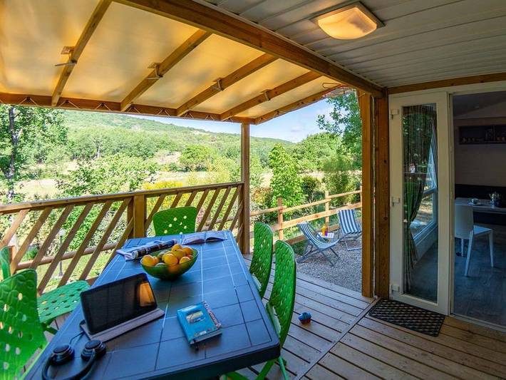 Camping Le Clos de Barbey  - Mobilheim 5 personen - Confort 2 Zimmer 24 m² in Bauduen, Brignoles Region