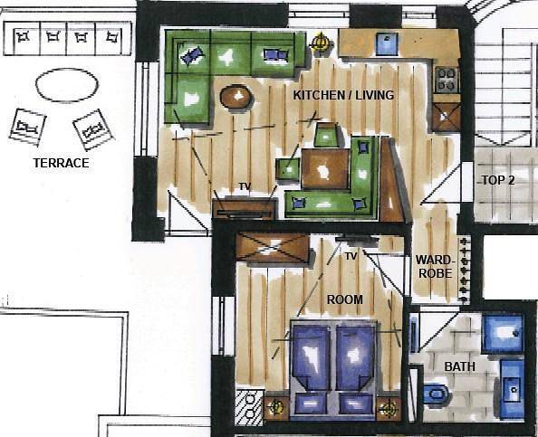 Appartement de vacances entier, Appartement Top 2 in Weißkamm, Sölden (Autriche)