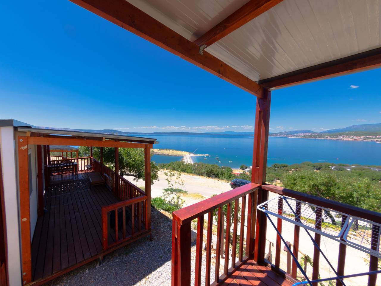 Ganze Wohnung, Mobilheim "Adria Family" mit Pool in Klenovica, Primorje-Gorski Kotar