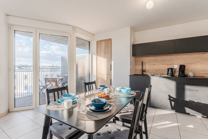 Ganze Wohnung, Ferienwohnung für 4 Personen mit Terrasse in Nantes, Nantes und Umgebung