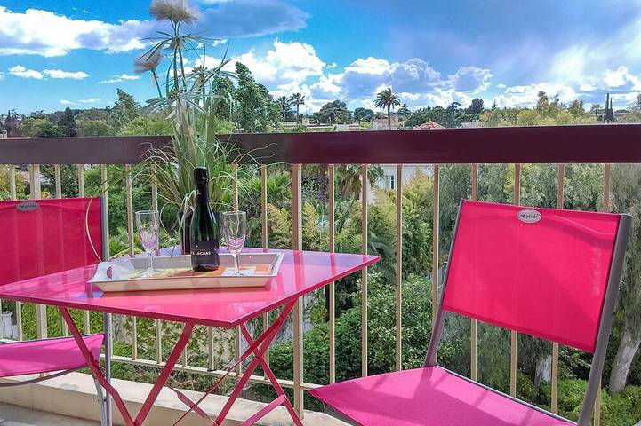 Appartement de vacances pour 3 personnes, avec balcon et piscine