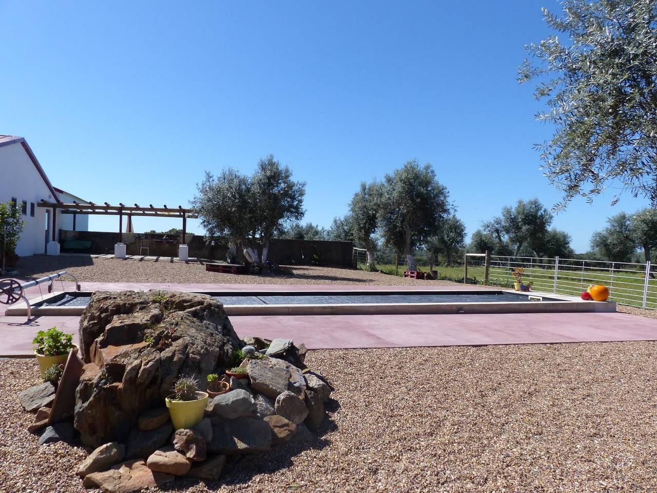 Maison de vacances 'Herdade Da Carapuça' avec vue sur la montagne, piscine privée et Wi-Fi in Urra, District de Portalegre