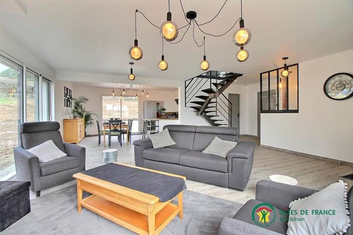 Maison de vacances pour 8 personnes, avec terrasse ainsi que jardin et jacuzzi à Arzal