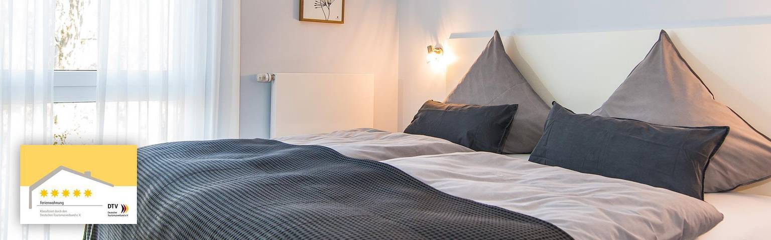 Ferienwohnung für 2 Personen, mit Balkon und Garten
