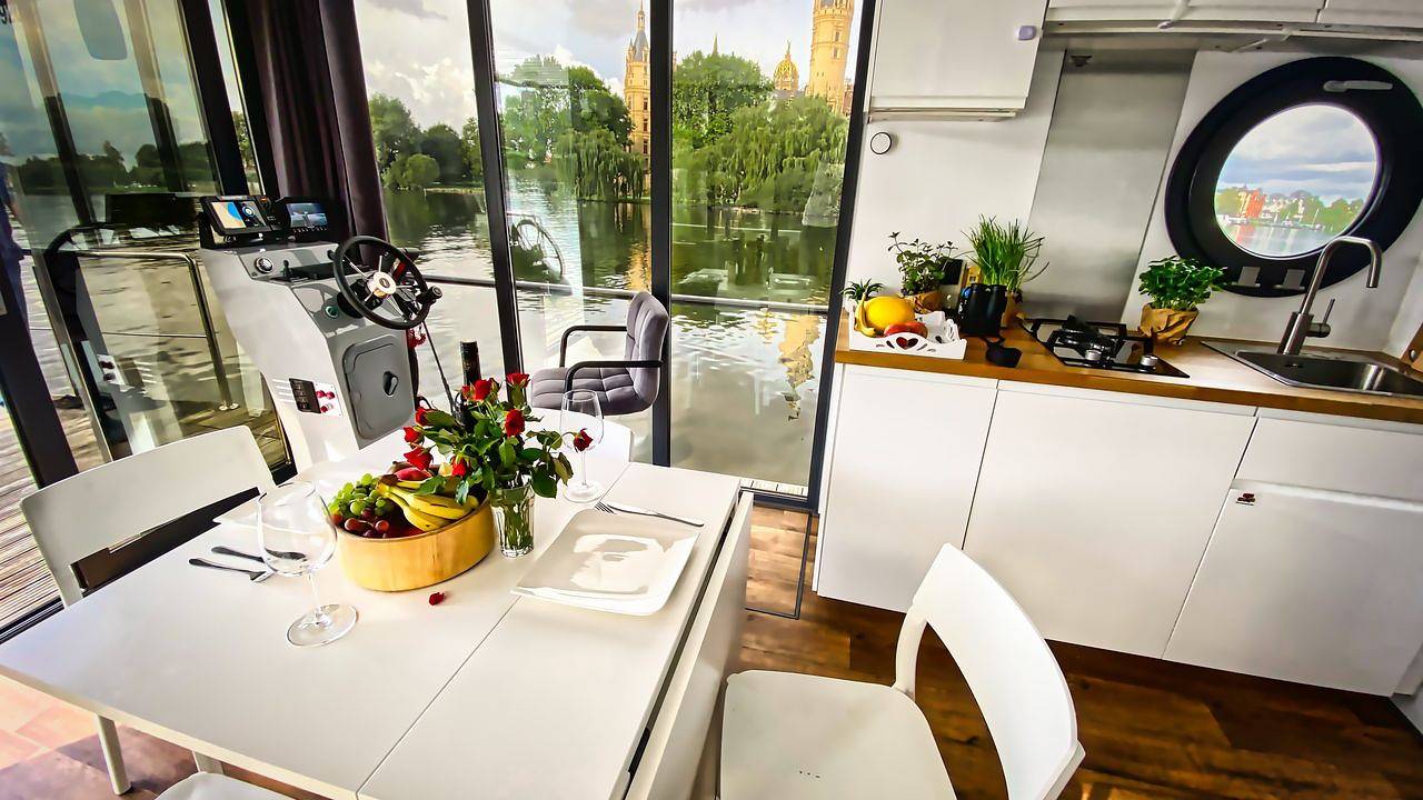 Boot für 6 Personen (24 m²) in Schwerin in Schwerin, Schweriner See