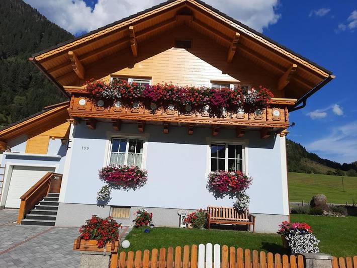 Ferienwohnung für 5 Personen, mit Balkon und Ausblick