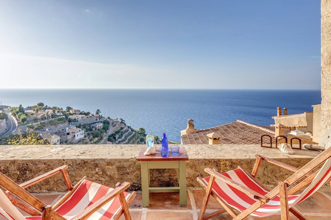 Casa de vacaciones "Casa Can Sans" con vistas al mar in Bañalbufar, Costa de Mallorca