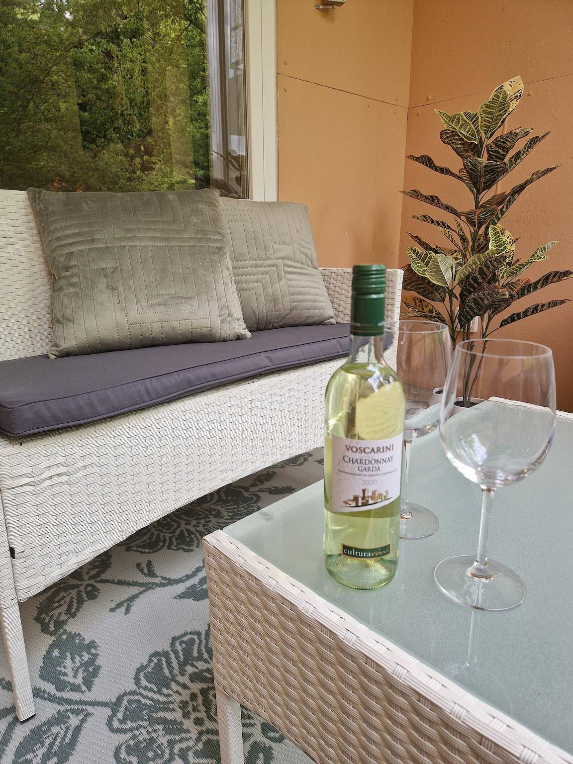 Appartement Eschenweg incl. balkon met uitzicht op de tuin, beddengoed en handdoeken, foto 7