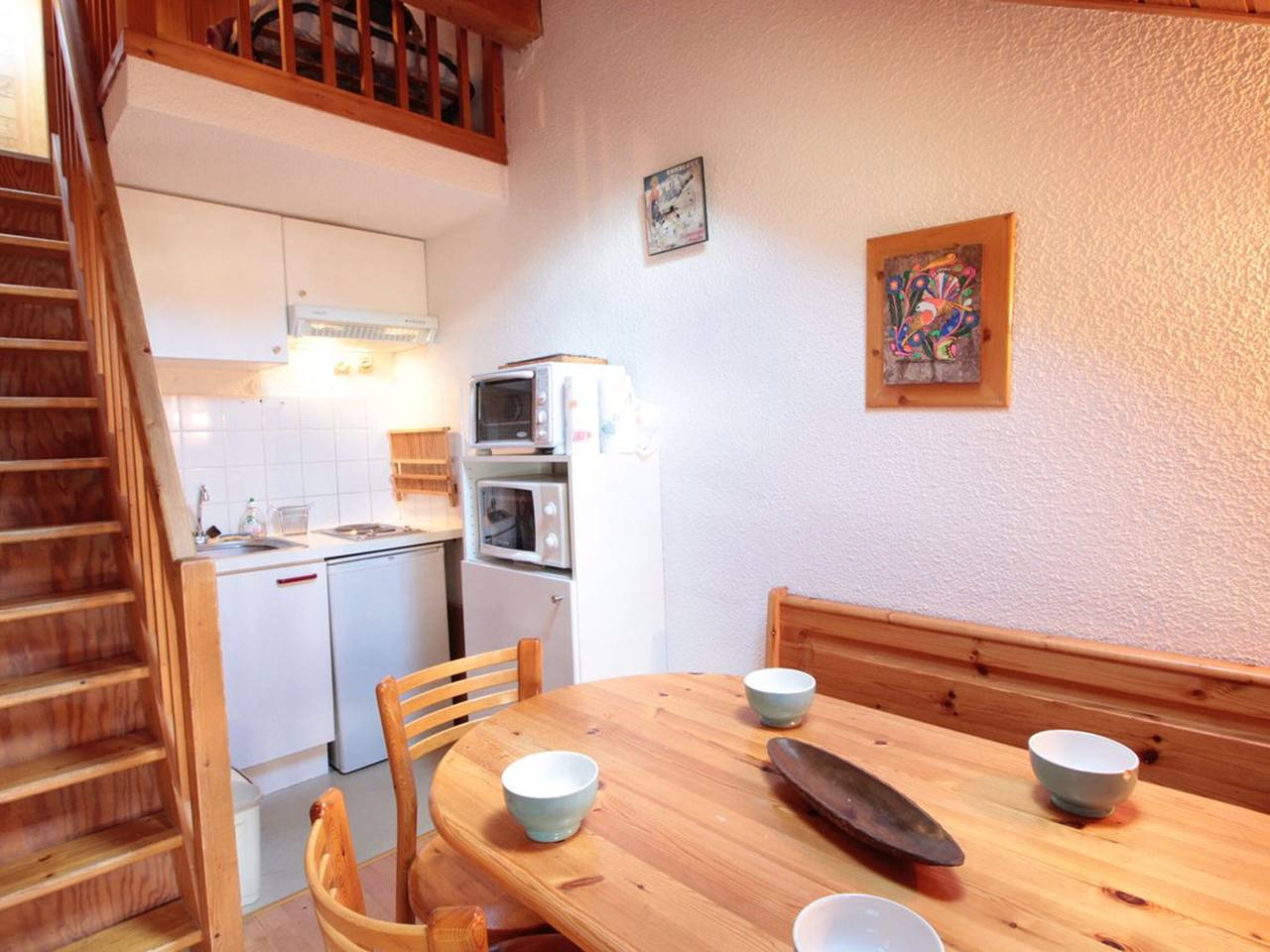 Estudio entero, Estudio con altillo para 5 pers, al pie de tiendas, 450m de pistas in Les Carroz, Arâches-la-Frasse
