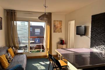 Gîte pour 4 personnes, avec balcon, animaux acceptés à Houlgate