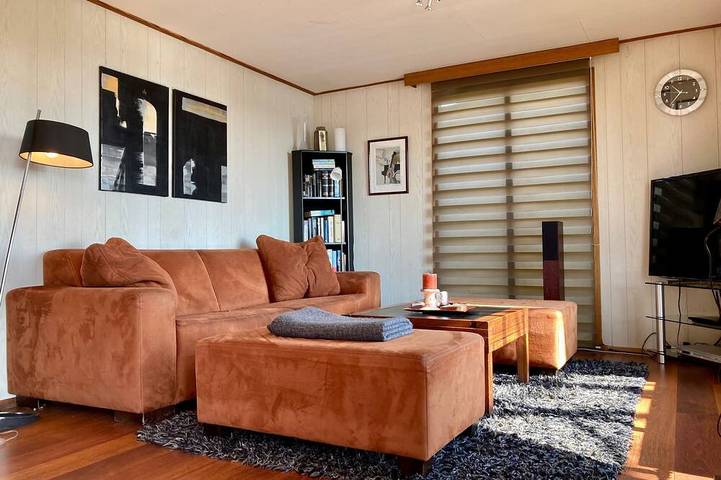 2 Pers Chalet König am Hafenufer mit Sauna und eigenem Angelsteg in Oostmahorn, Dongeradeel