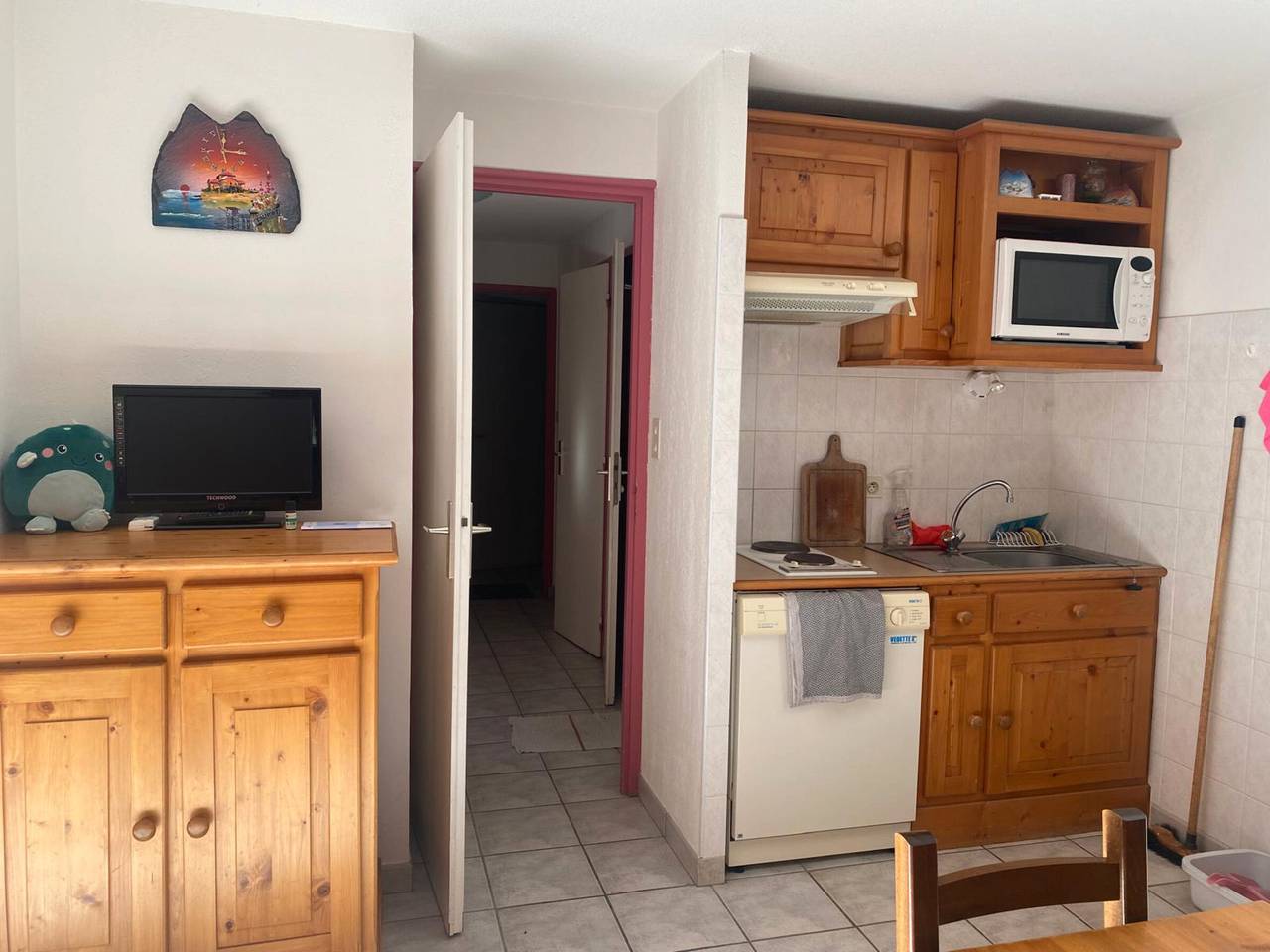 Ganze Wohnung, Apartment 'Le Miolans' mit Bergblick und Balkon in Saint-Colomban-des-Villards, Region Saint-Jean-de-Maurienne