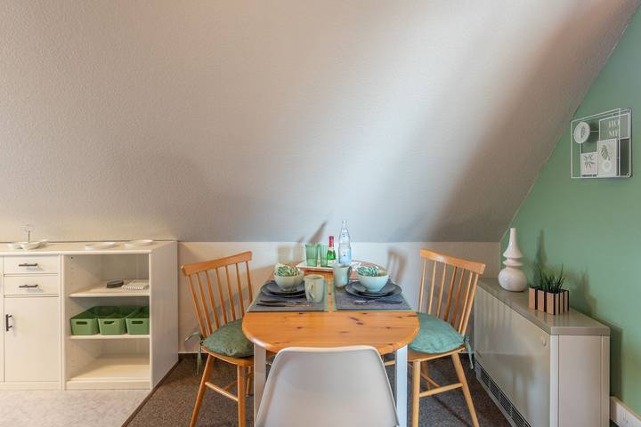 Ferienwohnung für 3 Personen, mit Balkon/Terrasse und Terrasse sowie Garten in Friedrichstadt - 2