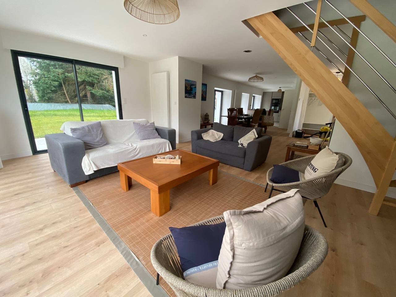 Ferienhaus 'Riantec' mit privater Terrasse, Garten und Wlan in Riantec, Côte des Mégalithes