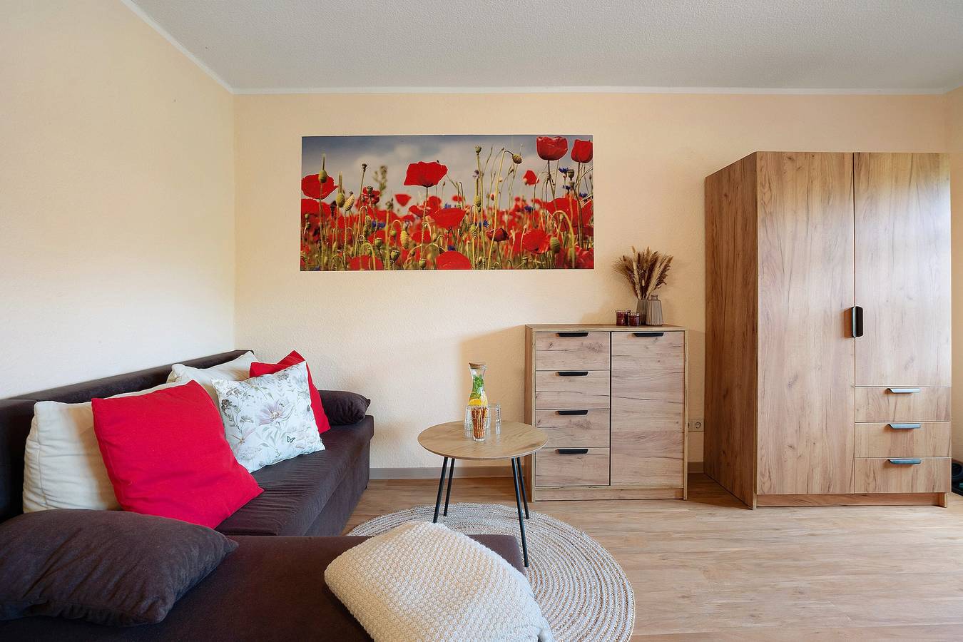 Ganze Wohnung, Ferienwohnung 'Mohnblüte' mit Gemeinschaftsgarten, Balkon und Wlan in Schmogrow, Schmogrow-Fehrow