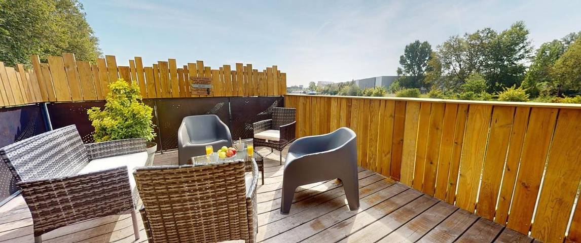 Ferienwohnung für 2 Personen, mit Terrasse und Whirlpool in Straßburg - 4