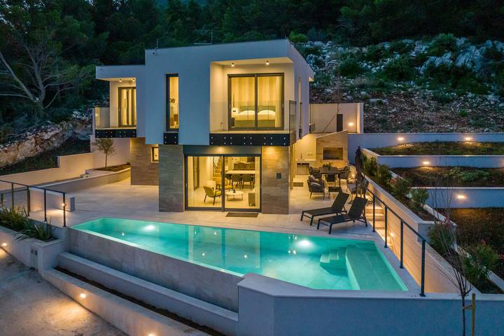 Ferienhaus für 6 Personen, mit Pool und Garten sowie Sauna auf Peljesac