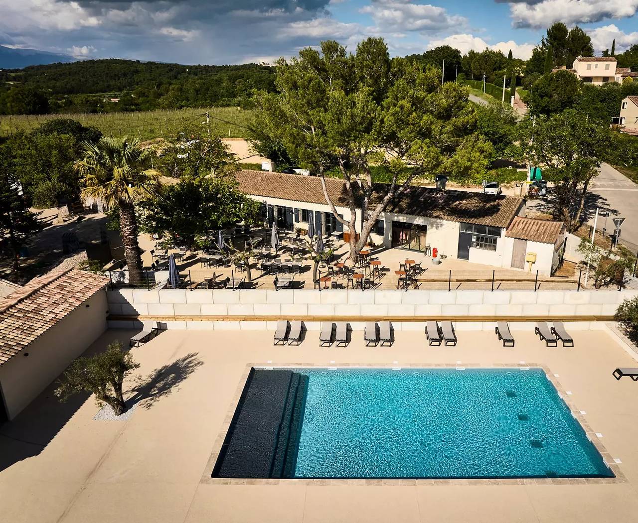 Mobilheim - 22m² - 2 Schlafzimmer + Klimaanlage 4 Personen in Malemort-du-Comtat, Parc naturel régional du Mont-Ventoux