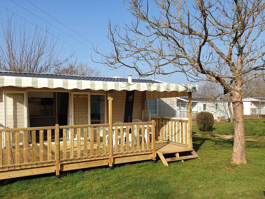 Camping Sites et Paysages - Le Ventoulou - Mobilheim 4 personen - Cottage Alzou in Thégra, Regionaler Naturpark Causses du Quercy