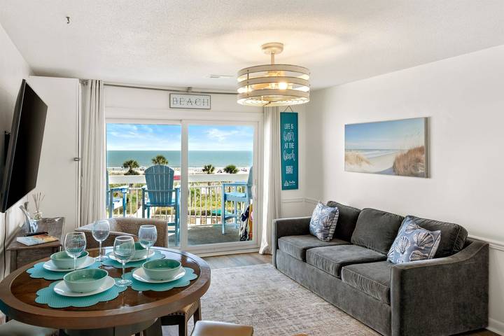 Vacation apartment for 6 people, with pool and yard as well as balcony and ocean view, kid friendly - 1