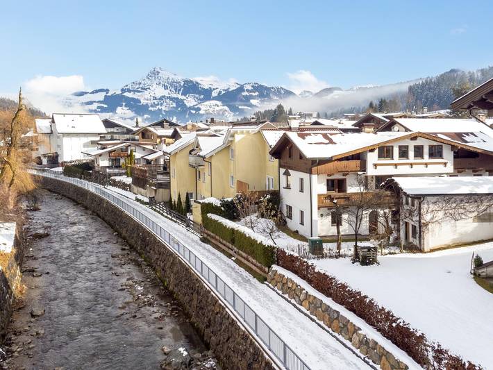 Geheel appartement, Gezellig appartement in het centrum met tuin in Kirchberg in Tirol, Kaisergebirge