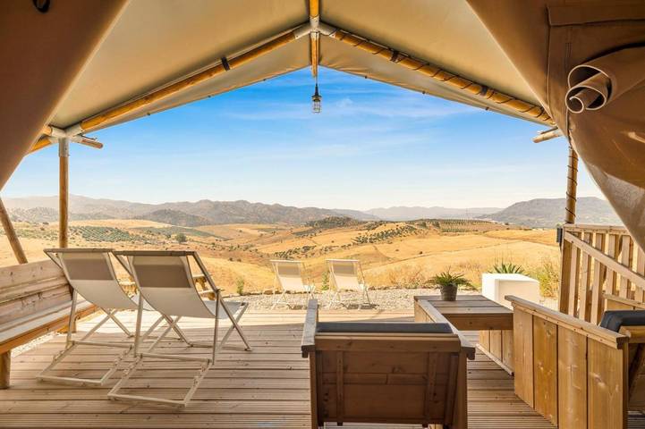 Tente pour 3 personnes, avec vue ainsi que jardin et terrasse en Andalousie - 3