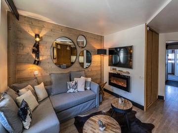 Gîte pour 4 personnes, avec balcon dans La Tania