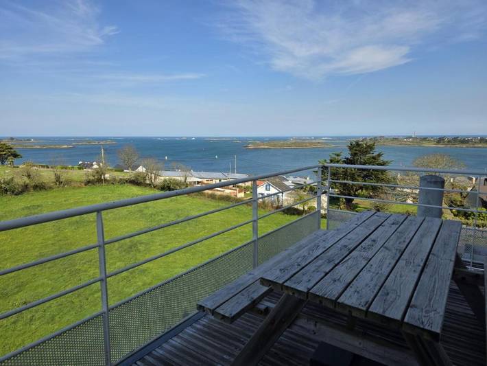 Gîte pour 6 personnes, avec terrasse et vue dans Port de l'Aber Wrac'h - 3