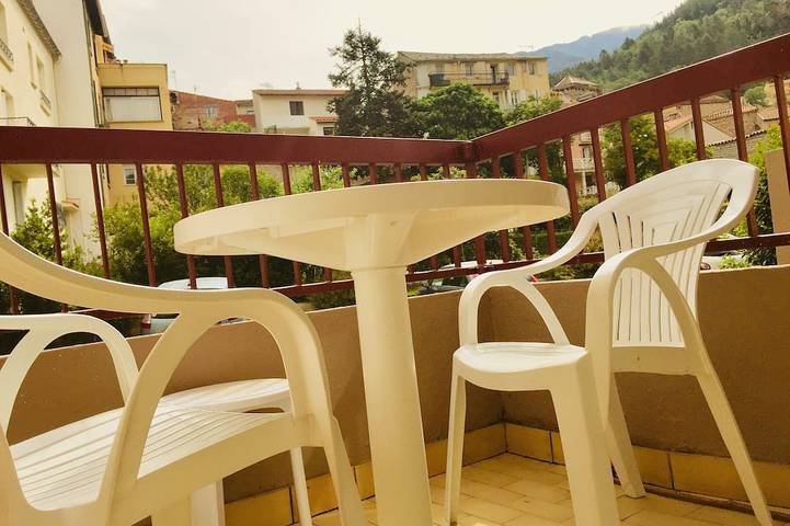 Gîte pour 2 personnes, avec terrasse, animaux acceptés dans Office De Tourisme De Vernet Les Bains - 4