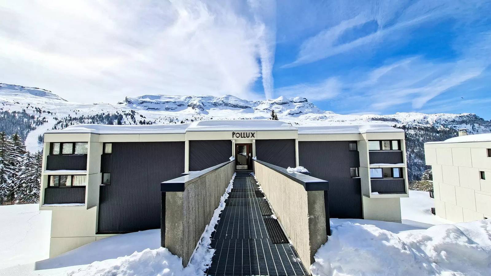 Studio entier, Studio confortable avec cabine · Proche des pistes et des commerces · Balcon in Flaine, Arâches-la-Frasse