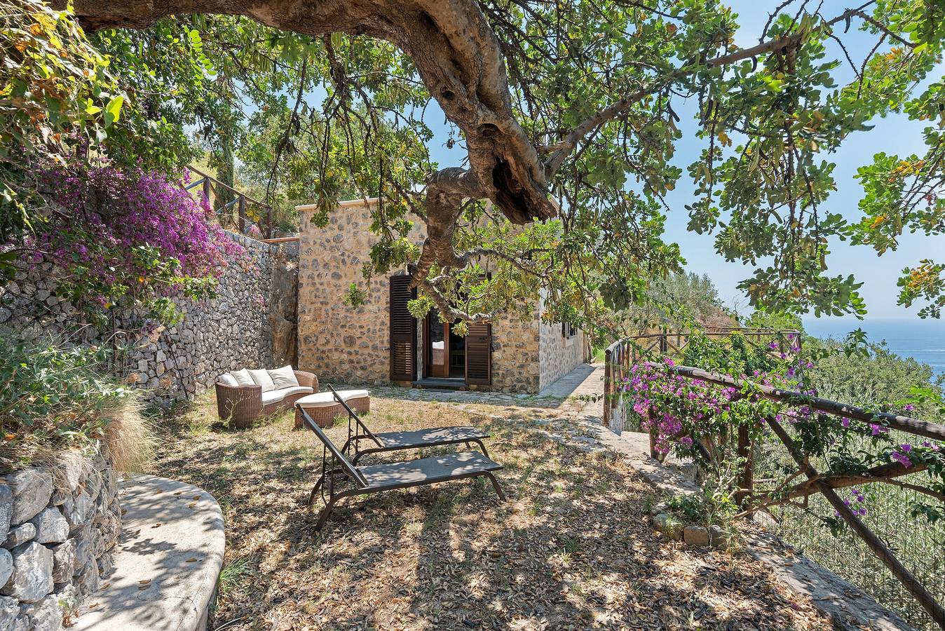 Ferienhaus 'Romantico Casale Di Lusso Con Spa' mit Meerblick, Wi-Fi und Klimaanlage in Conca dei Marini, Amalfiküste