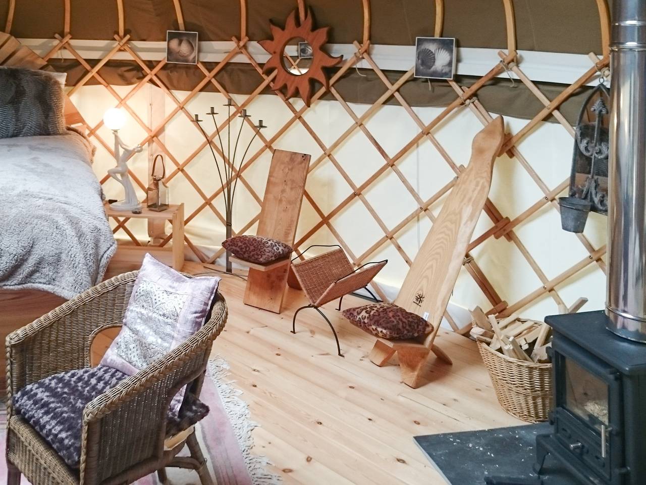 Elodie Yurt in Bishopsteignton, Devon