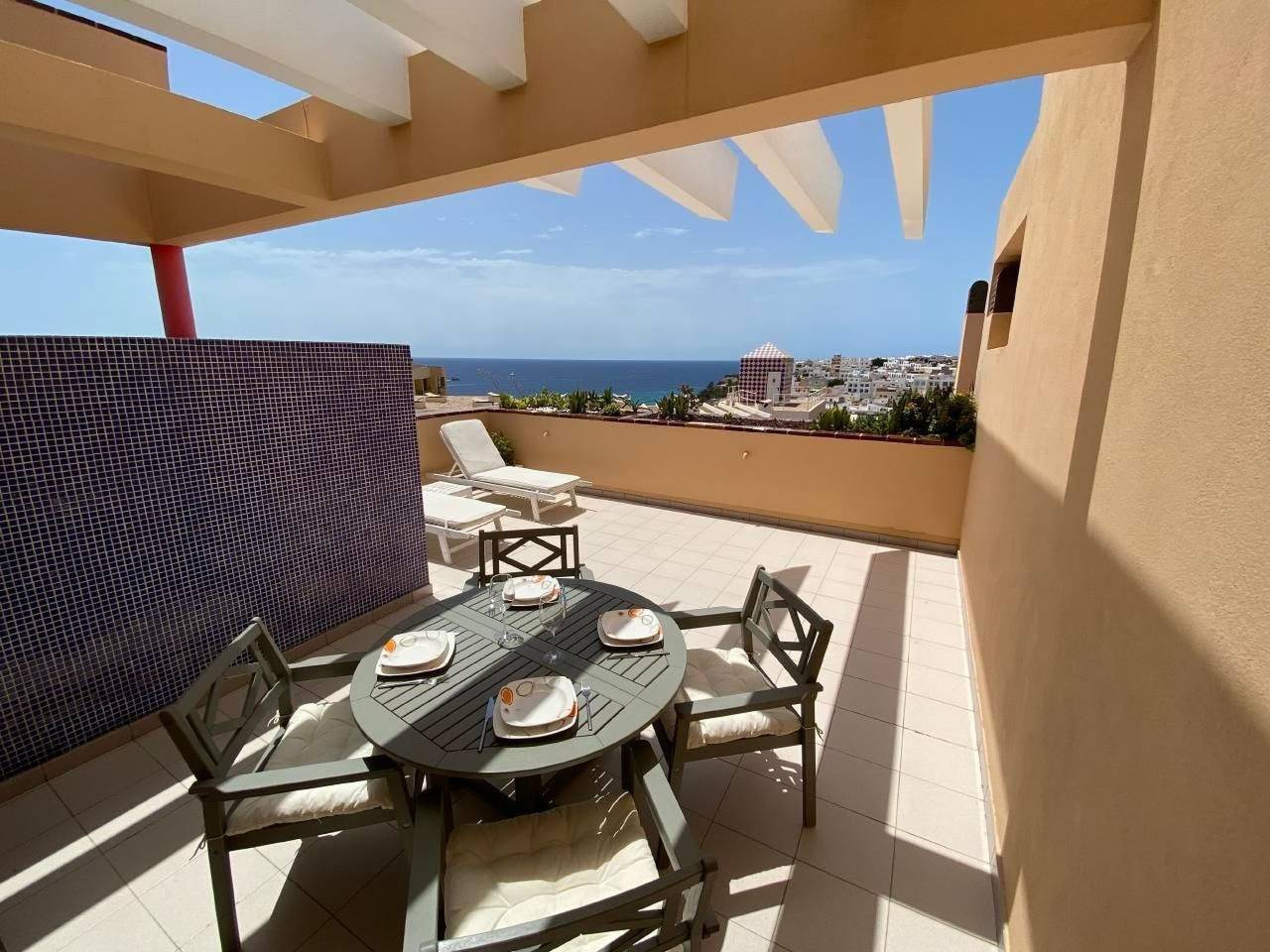 Apartamento entero, Schöne Wohnung mit Sonnenterrasse und Meerblick in Playa Morro Jable, Pájara