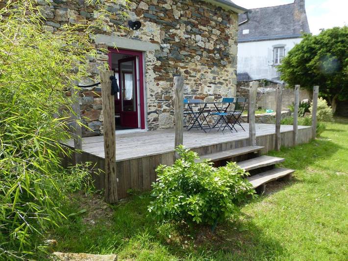 Maison de vacances pour 4 personnes, avec vue et jardin
