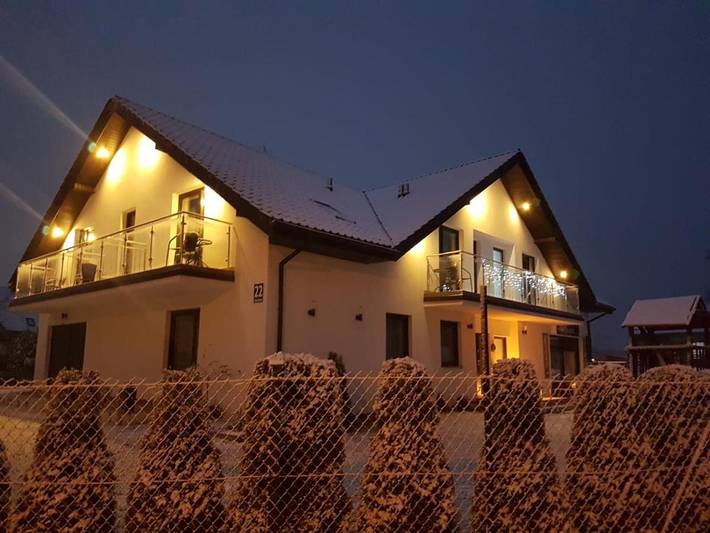 Bed & breakfast dla 4 osób, z widok i ogród w Grzybowo